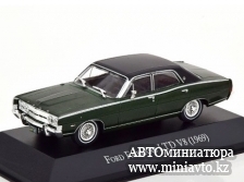 Автоминиатюра модели - Ford Fairlane LTD V8 1969 greenmetallic/black 1:43 Altaya