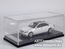 Автоминиатюра модели - Mercedes Benz S Class S600L W221 White 1:64 Motorhelix