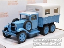 Автоминиатюра модели - ГАЗ-ААА "Каракумский пробег" (голубой) Наш Автопром