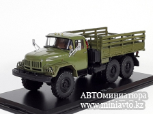 Автоминиатюра модели - ЗиЛ-131 бортовой хаки 1:43 SSM