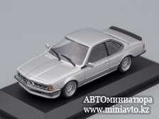 Автоминиатюра модели - BMW 635 CSI E24 (1982), silver metallic Maxichamps