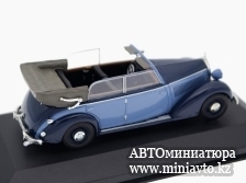 Автоминиатюра модели - Mercedes-Benz 230 Cabriolet D (W153) 1939  dark blue/light blue Altaya