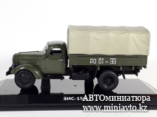 Автоминиатюра модели - ЗИC-150 бортовой с тентом хаки 1:43 DiP Models
