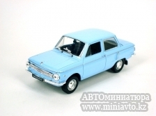 Автоминиатюра модели - ЗАЗ-966 "Запорожец", голубой  1966-72  De Agostini - Автолегенды СССР