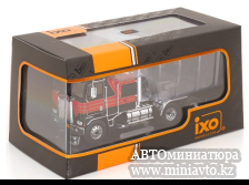 Автоминиатюра модели - Kenworth K100 Aerodyne 1976 black/red 1:43 Ixo trucks