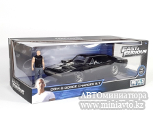 Автоминиатюра модели - Dodge Charger R/T Dom Figure Fast & Furious Jada Toys 1:24