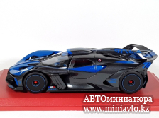 Автоминиатюра модели - Bugatti Bolide  W16.4 Blue/greymetallic 1:18 Bburago