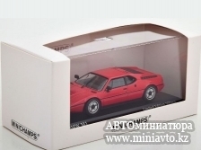 Автоминиатюра модели - BMW M1, red, 1980 Minichamps