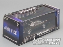 Автоминиатюра модели - DODGE Charger R/T 1968 John Wick черный 1:43 Greenlight
