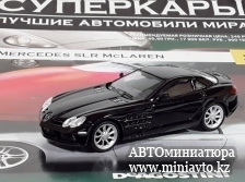 Автоминиатюра модели - MERCEDES-BENZ SLR McLAREN, black Суперкары DeAgostini