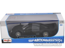 Автоминиатюра модели - Mercedes-Benz CLK GTR Street Version, Matte Black 1:18 Maisto