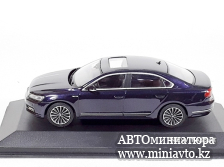 Автоминиатюра модели - Volkswagen Passat GP синий 1:43 China Promo Models