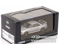 Автоминиатюра модели - Nissan Skyline GT-R R32 silver Ebbro 1:43