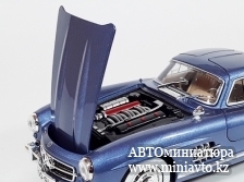 Автоминиатюра модели - Mercedes Benz 300SL синий металлик  1:24 CPM junior series