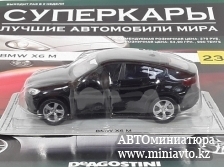 Автоминиатюра модели - BMW X6 M, black Суперкары DeAgostini