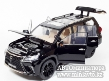 Автоминиатюра модели - LEXUS LX570 Black 1:18 CPM junior series