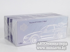 Автоминиатюра модели - Nissan Skyline GT-R R34 FNF C-West blue 1:64 KOD/GFCC
