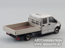 Автоминиатюра модели - ГАЗель NEXT A22R33 бортовой, серебристый Наш Автопром