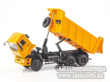 Автоминиатюра модели - KAMAЗ-6522 самосвал оранж (рестайлинг) 1:43 ПАО КАМАЗ