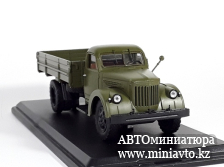 Автоминиатюра модели - УРАЛ/ЗИС-355М бортовой хаки 1:43 SSM