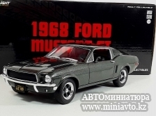 Автоминиатюра модели - FORD Mustang GT Fastback "Bullitt" 1968 Highland Green Greenlight 1:24