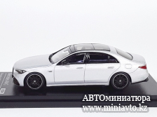 Автоминиатюра модели - Mercedes-Benz S63 E Performance 2023 silver 1:64 Almost Real
