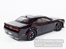 Автоминиатюра модели - Dodge Challenger SRT Hellcat Widebody  Matte Black 2018 1:24 CPM junior series