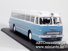 Автоминиатюра модели - Икарус-55, бело/синий ClassicBus