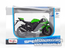 Автоминиатюра модели - Kawasaki Ninja ZX-10R 1:18 Maisto