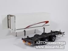 Автоминиатюра модели - VOLVO Central Axle Trailer White 1:43 MOTORART