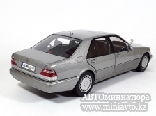 Автоминиатюра модели - Mercedes-Benz S600 V12 W140  grey 1:18 Mission Model