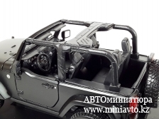 Автоминиатюра модели - Jeep Wrangler Willys 2014 тёмносерый 1:18 Maisto