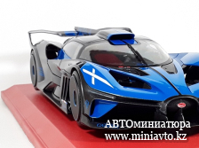 Автоминиатюра модели - Bugatti Bolide  W16.4 Blue/greymetallic 1:18 Bburago