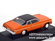 Автоминиатюра модели - Chevrolet Nova 1974 orange/matt-black  1:43 Altaya - American Cars