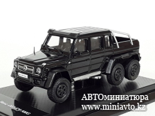 Автоминиатюра модели - Mercedes Benz G63 6 x 6 AMG черный 1:64 DCM