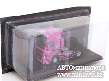 Автоминиатюра модели - MAN TGX Woman 2014 pink  1:43 Hachette trucks