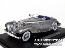 Автоминиатюра модели - Mercedes 500K Roadster 1936 grey 1:18 Maisto