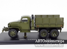 Автоминиатюра модели - GMC CCKW SWB 352 бортовой (с лебёдкой), хаки 1:43 SSM