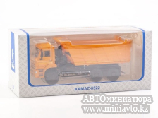 Автоминиатюра модели - KAMAЗ-6522 самосвал оранж (рестайлинг) 1:43 ПАО КАМАЗ