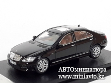 Автоминиатюра модели - Mercedes Benz S65L AMG W221 Black 1:64 Street Warrior