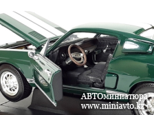 Автоминиатюра модели - Shelby Gt 500 Kr Coupe 1968 Green 1:18 Yat Ming