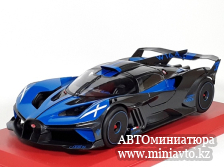 Автоминиатюра модели - Bugatti Bolide  W16.4 Blue/greymetallic 1:18 Bburago