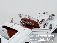 Автоминиатюра модели - Mercedes 500K Roadster  White 1:18 CPM junior series