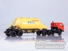 Автоминиатюра модели - КАМАЗ-54112 с полуприцепом-муковозом АСП-25 ПАО КАМАЗ