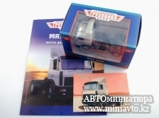 Автоминиатюра модели - МАЗ-5432 белый Легендарные грузовики СССР MODIMIO