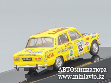 Автоминиатюра модели - LADA 1300 1000 LAKES Rally Rally Finland 1975 STASYS Brundza, yellow 1:43 IXO