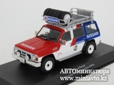 Автоминиатюра модели - Nissan Patrol Datsun-Nissan Assistance Rally 1991 Altaya