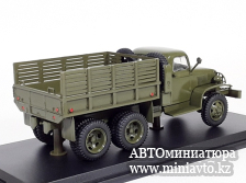 Автоминиатюра модели - GMC CCKW SWB 352 бортовой (с лебёдкой), хаки 1:43 SSM