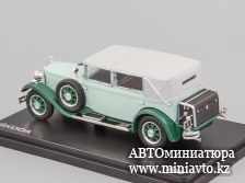 Автоминиатюра модели - Škoda 860 1932 Zelená Světlá Abrex 