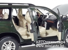 Автоминиатюра модели - Toyota Land Cruiser PRADO 2014 DARK GREEN 1:18 China Promo Models